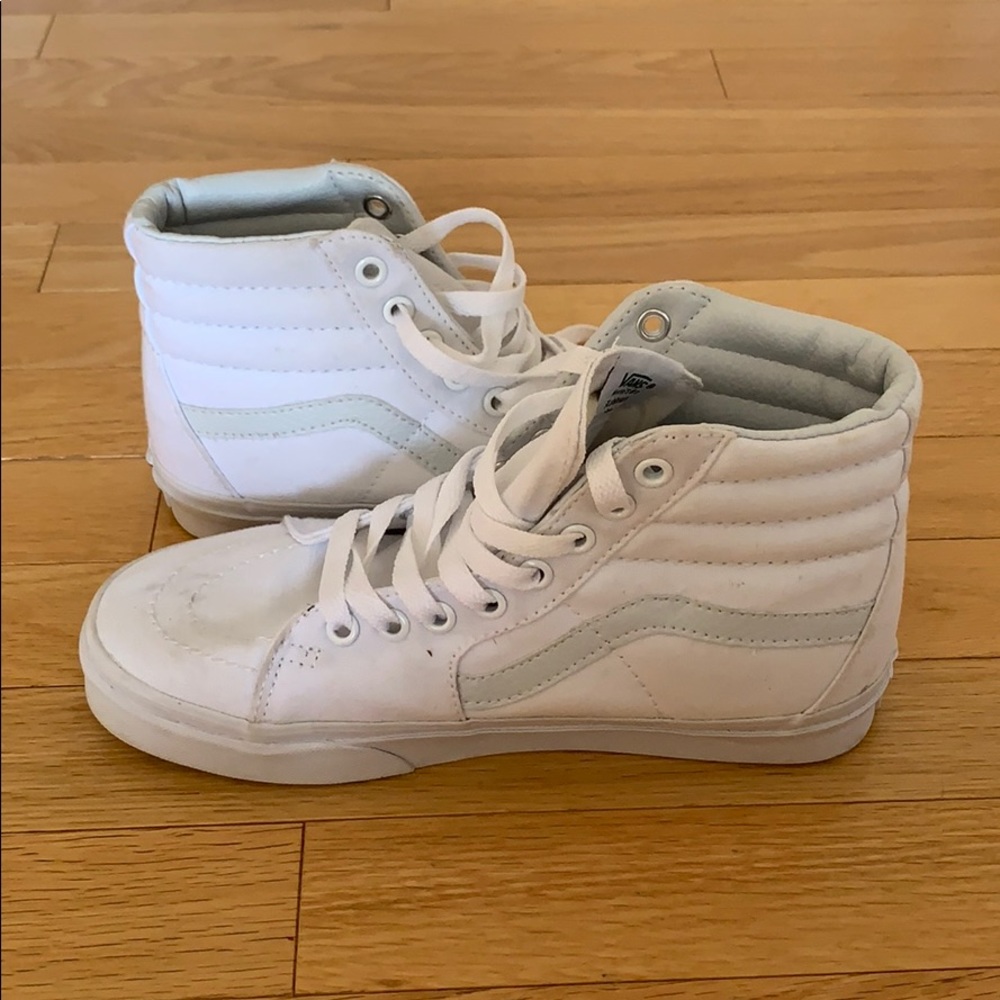 White Vans Size 6.5